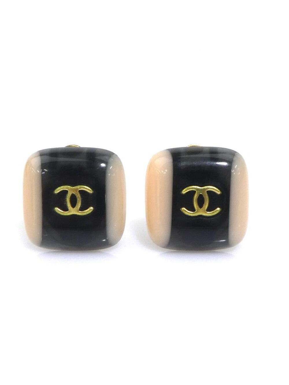 Auth Chanel Cc Logo Clip On Earrings #306946C23B